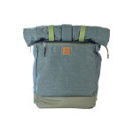 Sac  dos  rabat roul en nylon diesel maroquinerie bleu et vert