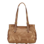 Sac paule cognac en cuir
