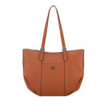 Sac paule maxi dephne cognac en cuir