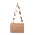 Sac pour femme port paule  rabat nude