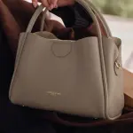 Sac  main aimante m ida double taupe