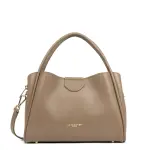 Sac  main aimante m ida double marron en cuir