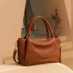 Sac  main femme elsa cognac en cuir