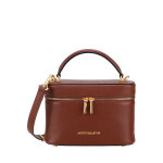 Sac  main femme raquel chataigne en cuir