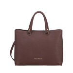 Sac  main femme zipp nora chataigne en cuir