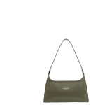 Sac  main kaki en cuir