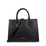 Sac  main noir port travers pour femme
