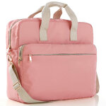 Sac pour ordinateur en textile rose