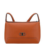 Sac port crois femme daphne cognac en cuir