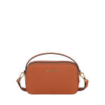 Sac port crois femme nora avec fermeture cognac en cuir