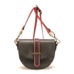 Sac porté travers - cuir vachette noir Sac porté travers - cuir vachette noir