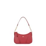 Sac porté épaule 1 anse andrea rouge foncé en cuir mae Sac porté épaule 1 anse andrea rouge foncé en cuir mae