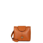 Sac porté épaule 1 anse cognac nia Sac porté épaule 1 anse cognac nia