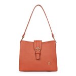 Sac port paule 1 anse luna orange en cuir nomie lucy