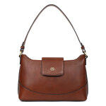 Sac port paule 1 anse ondine marron trix en cuir