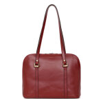 Sac porté épaule 2 anses a4 cuir republique carmin liz Sac porté épaule 2 anses a4 cuir republique carmin liz