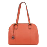 Sac port paule 2 anses - a4 - cuir de vachette - orange - confort