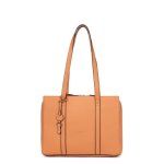 Sac port� �paule 2 anses a4 lima saumon wynn marron