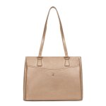 Sac porté épaule 2 anses a4 luna doré en cuir vivi Sac porté épaule 2 anses a4 luna doré en cuir vivi