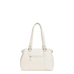 Sac port paule 2 anses cuir confort blanc elsie