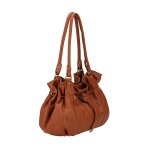 Sac port paule cognac en cuir