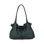 Sac port paule l vert en cuir camille