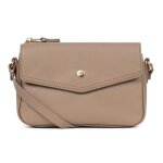 Sac porté travers luna biscuit beige en cuir sofia Sac porté travers luna biscuit beige en cuir sofia