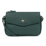 Sac porté travers luna sapin vert pin en cuir sue Sac porté travers luna sapin vert pin en cuir sue