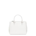 Sac port main 2 poignes a4 cuir confort blanc lyra