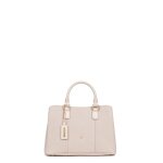 Sac port main 2 poignes abi gris clair / dor ana