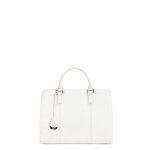 Sac port main 2 poignes cuir confort blanc bea
