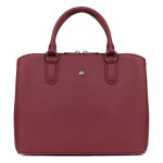 Sac porté main 2 poignées maya carmin rouge lina Sac porté main 2 poignées maya carmin rouge lina