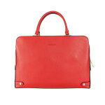 Sac porté main / épaule pour femme - rouge chabrand en cuir Sac porté main / épaule pour femme - rouge chabrand en cuir