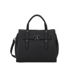 Sac porte main pm / bandouliere a / noir en cuir