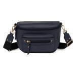 Sac porté travers taima bleu nuit en cuir tess Sac porté travers taima bleu nuit en cuir tess