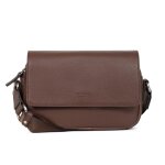 Sac reporter cuir confort chocolat rae