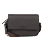 Sac reporter cuir confort marron fonc joy