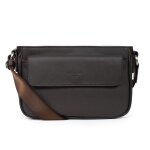 Sac reporter cuir confort marron fonc vox