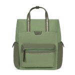 Sac transformable 13'' & a4 cuir kaya kaki en toile xena Sac transformable 13'' & a4 cuir kaya kaki en toile xena