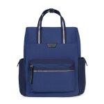 Sac transformable 13'' & a4 cuir kaya marine en toile gwen Sac transformable 13'' & a4 cuir kaya marine en toile gwen