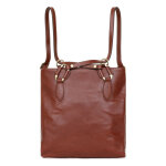 Sac transformable cuir republique marron trix Sac transformable cuir republique marron trix