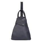 Sac transformable - cuir de vachette - bleu nuit - sauvage