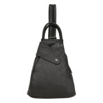 Sac transformable - cuir de vachette noir gia