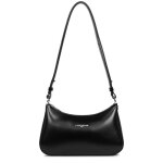 Sac trotteur port paule en cuir noir