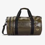 Sac de voyage tonal classic barrel vert / gold en cuir