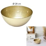 Saladier en verre dore d28cm m8 Saladier en verre dore d28cm m8