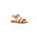 Sandale bebe fille diazz beige en cuir