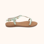 Sandales bulle vert d'eau satin Sandales bulle vert d'eau satin