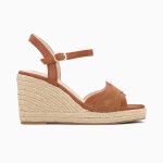 Sandales compensées luba camel brun Sandales compensées luba camel brun