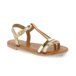 Sandale enfant bada or / multi - les tropziennes en cuir